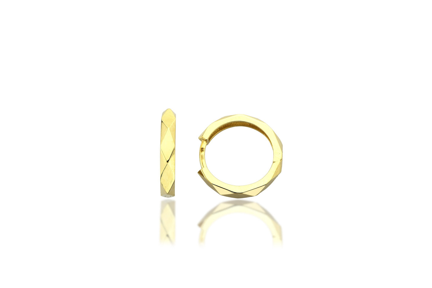 Brie 14K Gold Hoop Earring