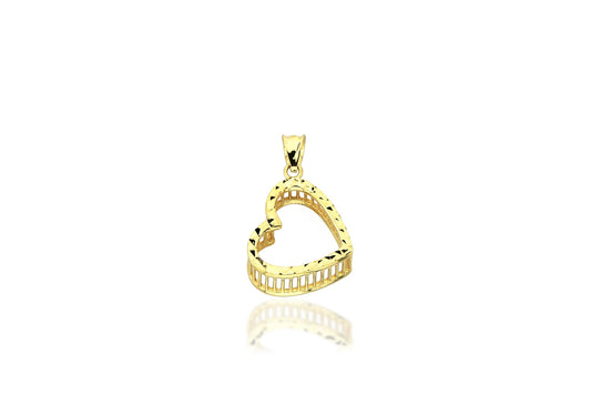 Diana 14K Gold Heart Pendant