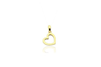 Rachel 14K Gold Heart Pendant