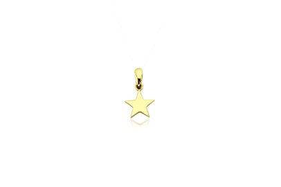 Zoe Star 14K Gold Pendant