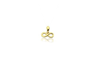 Hermione 14K Gold Eternity Pendant