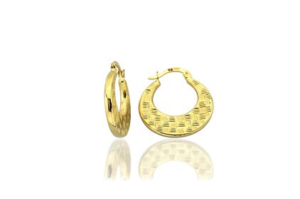 Hailey 14K Gold Hoop Earring