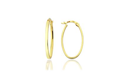 Daphne 14K Gold Hoop Earring