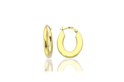 Lila 14K Gold Hoop Earring