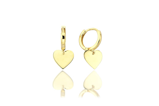 Pia 14K Gold Dangling Heart Earring