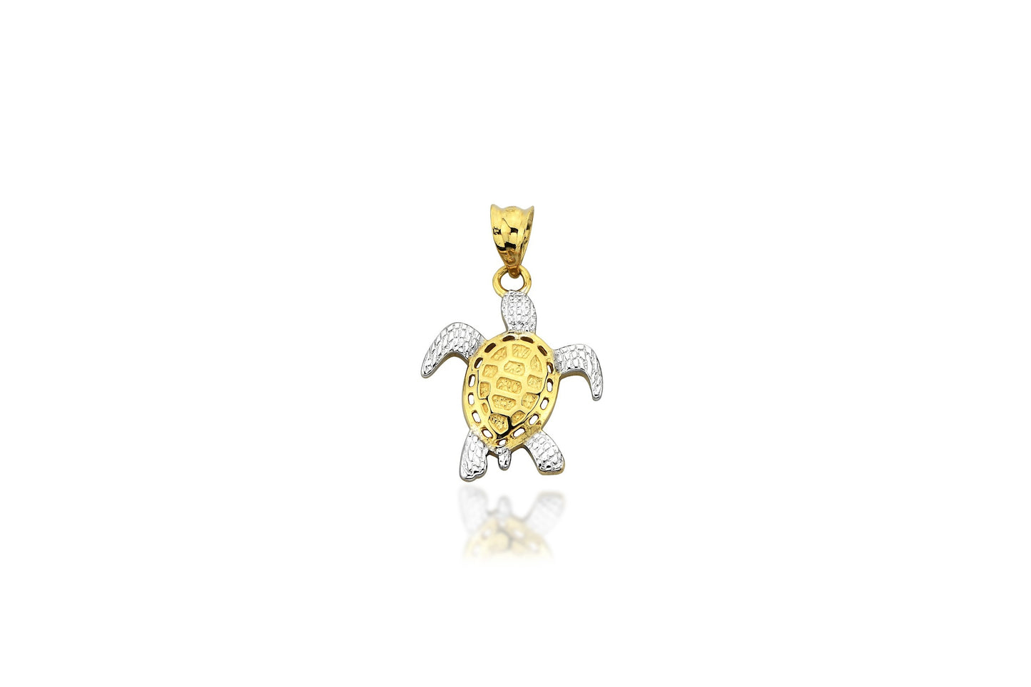 Turtle 14K Gold Pendant