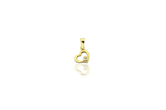 Vanessa 14K Gold Heart Pendant